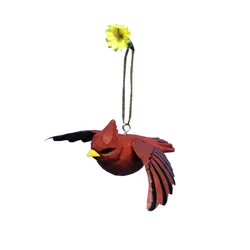 decorative metal wings flying wooden hummingbird wood bird