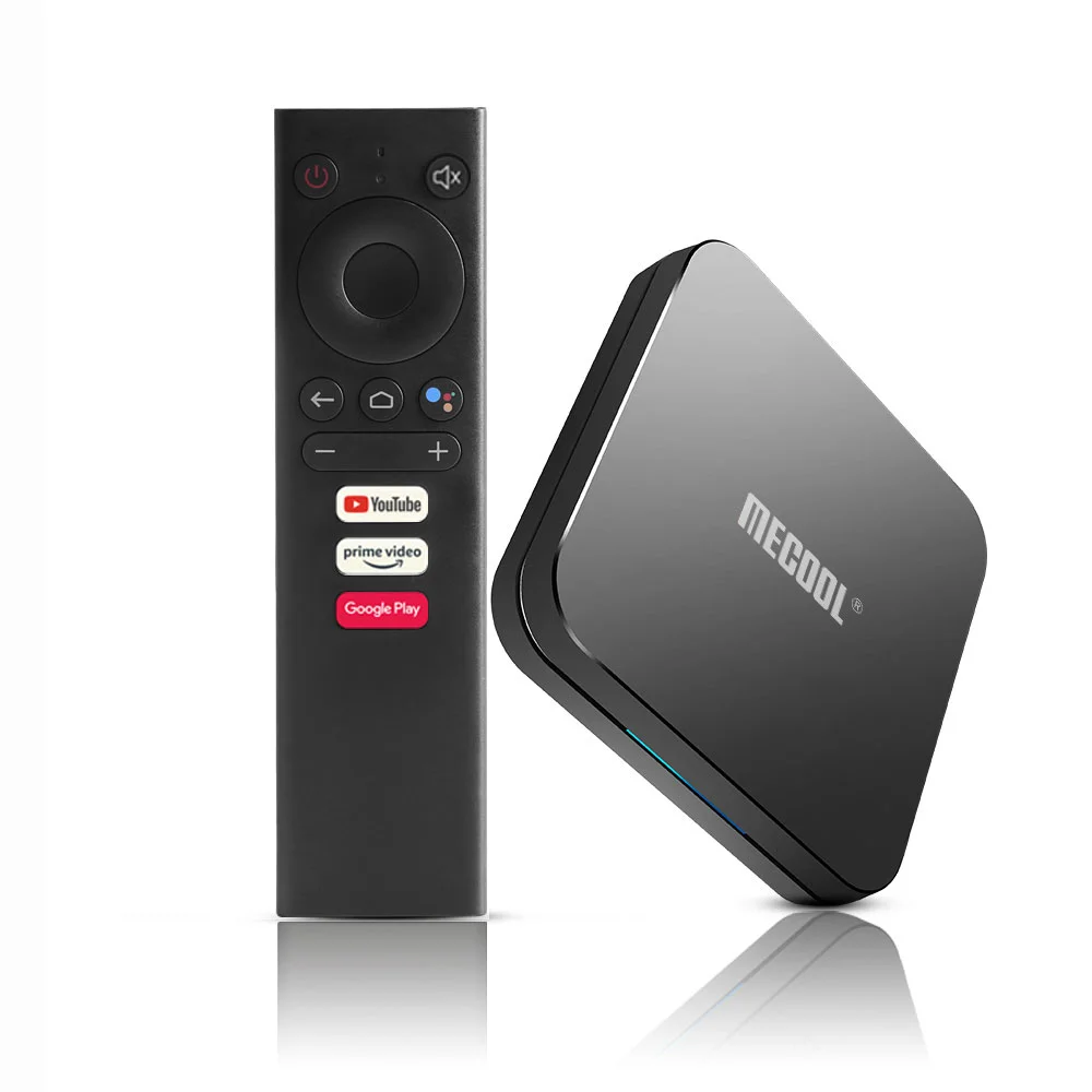 Hot Selling Mecool Km9 Pro Set Top Box Dual-Band Wifi Android TV  BOX  With Voice Control