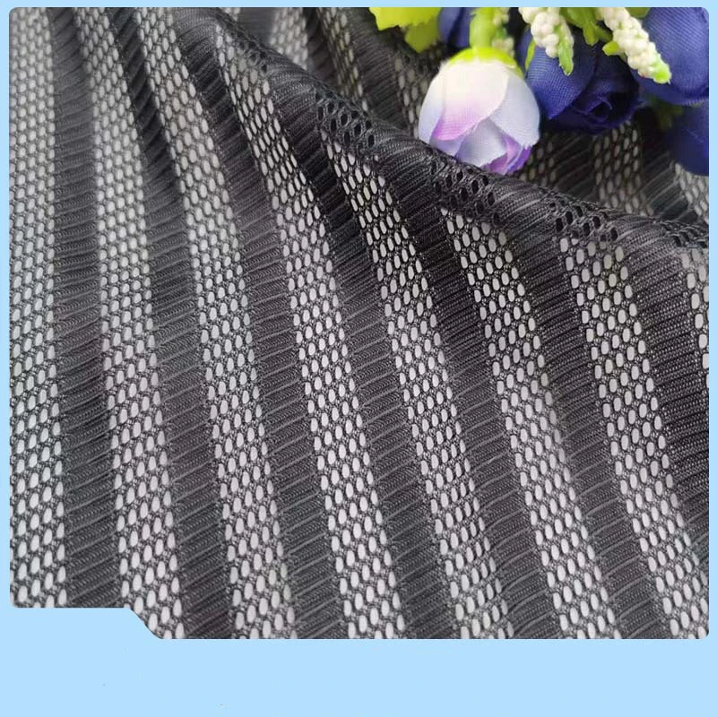 Полиэфирная сетчатая неэластичная узкая полоса быстросохнущая комфортная ткань дышащая для одежды