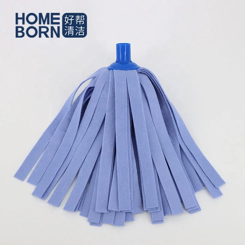 Xingtai newest design plastic mold mop clean microfiber strip deck mops with non-woven fabric
