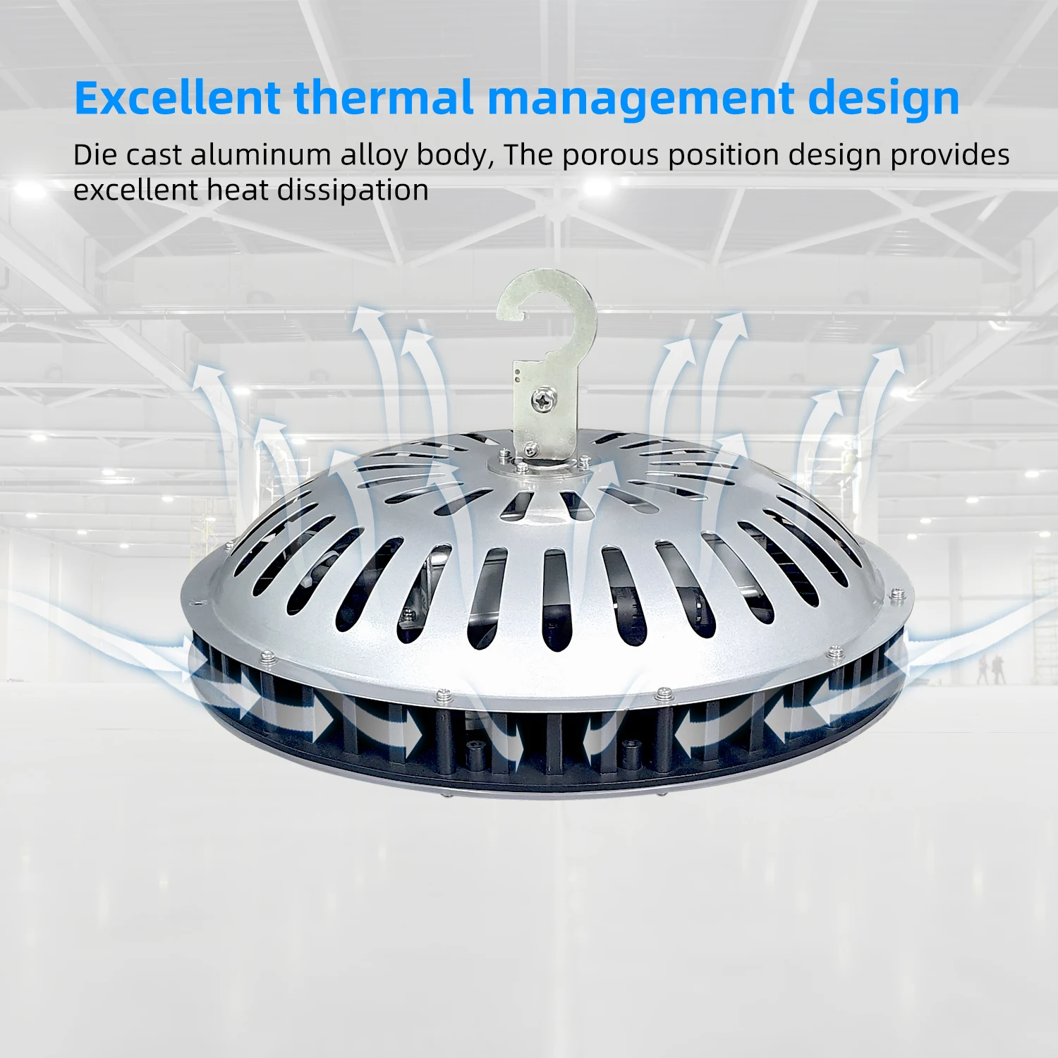 YouLumi Industrial Lighting 100-277V 100W 300W UFO Led High Bay Light for Warehouse