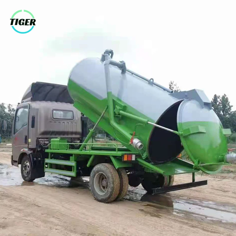 Cheap Foton Brand Mini 2ton 3ton 4X2 Sewage Suction Cleaning Truck