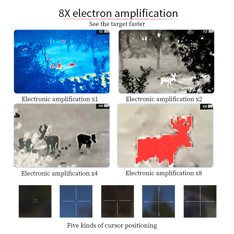 RLS Ultra-light thermal camera imaging long distance hunting thermal imager monocular handheld night vision thermal imaging