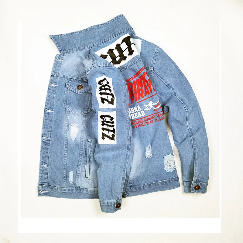 Worth buying men jean jackets Classic Casual Denim Jacket Fashion Hip Hop Streetwear Jacket