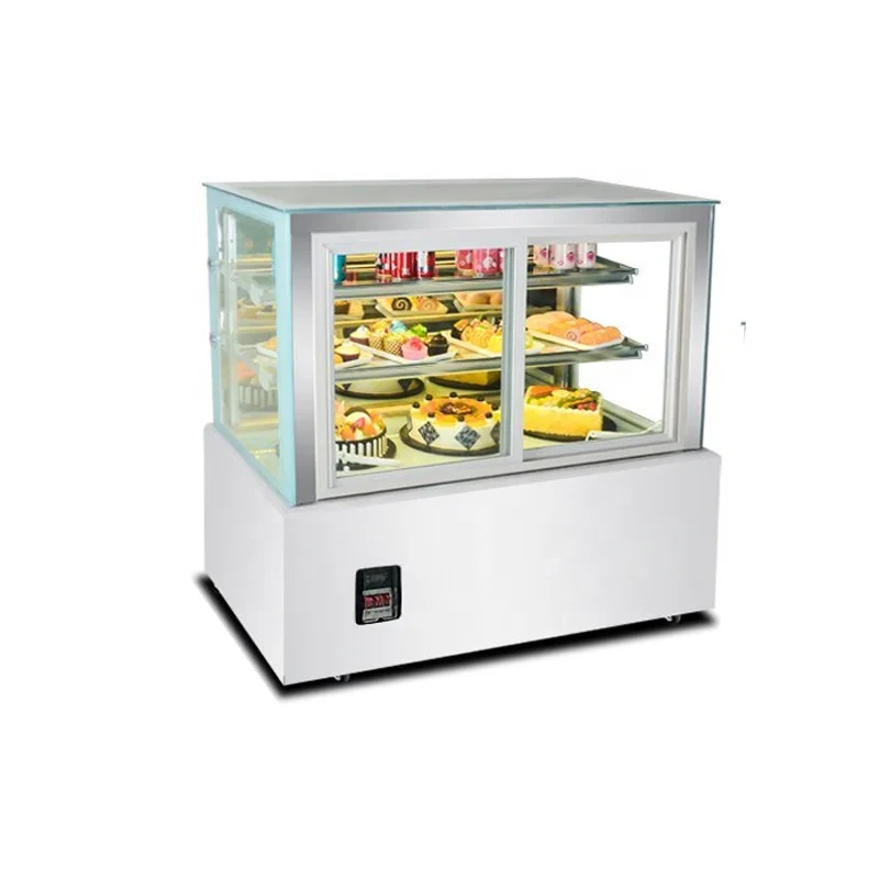 Cake Fridge chiller display Refrigerated bakery cake display showcase