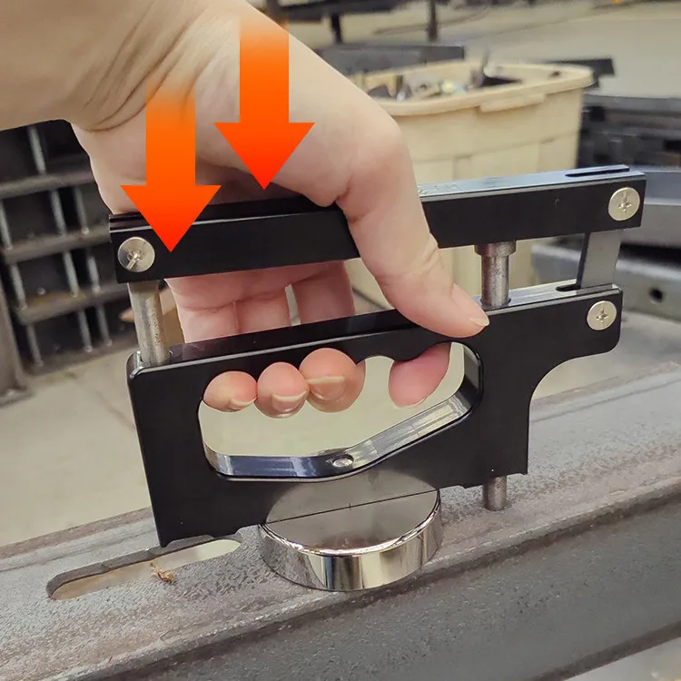 Dailymag one hand permanent 30kg 40kg 50kg 60kg heavy duty portable magnetic lifter for steel plates with release function