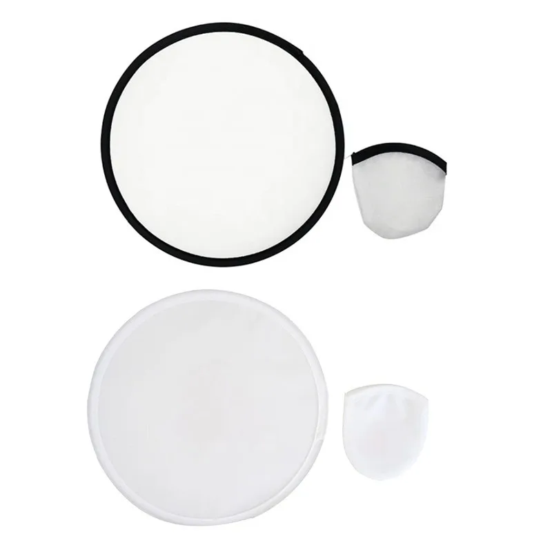 Foldable 10 inch sublimation fans double sided blank dish wholesale