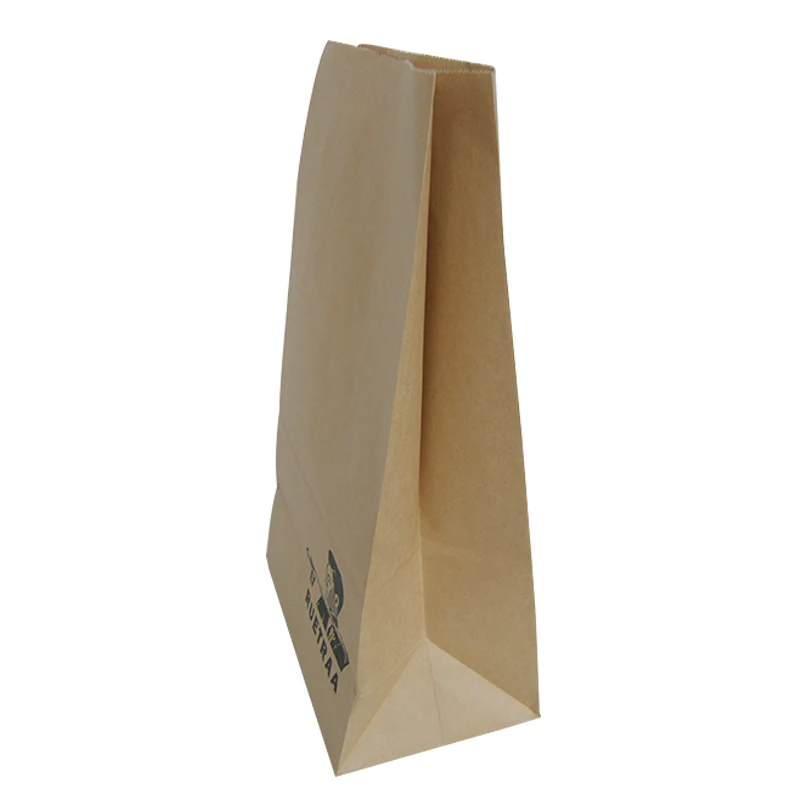 Wholesale Custom Cheap Food Packaging Brown Kraft Paper Bread Bag Accept Custom Greaseproof Food Paper Bags