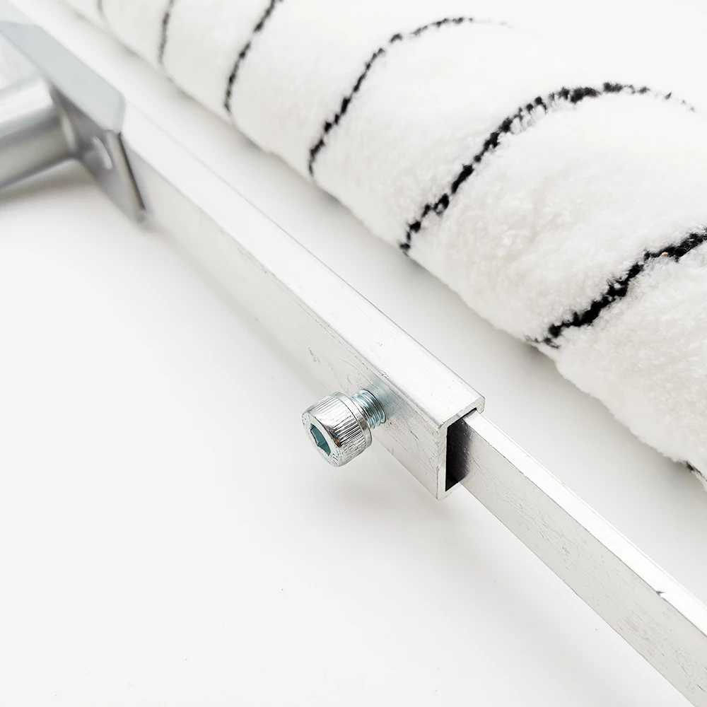 Master D23014 Australia 14', 18' Microfiber Epoxy Floor Coating Paint Roller Brush with Extendable Aluminum Roller Frame