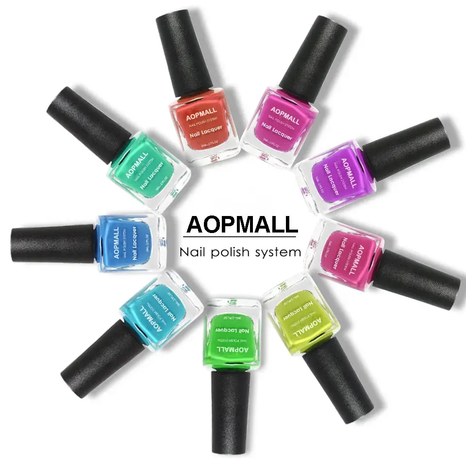 AOPMALL Private Label Water Permeable Nail Polish Halal Nail Polish Breathable Nail Lacquer Manufacturers