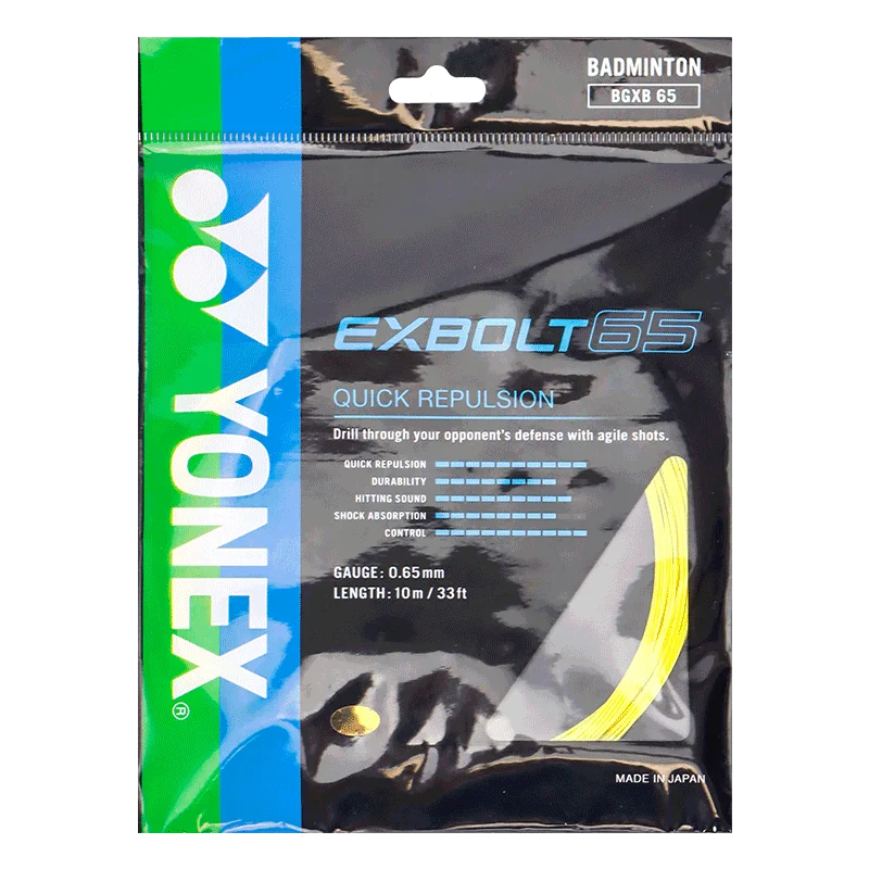 Yonex badminton racquet string EXBOLT 65  BGXB65 10M racket string