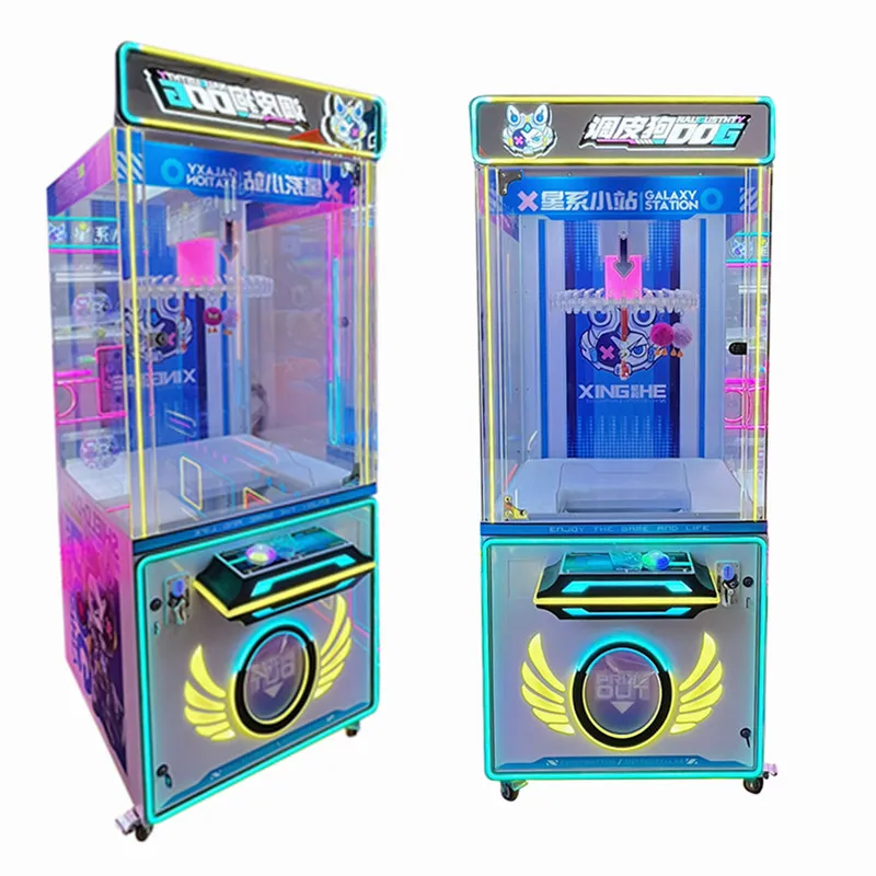Custom Hot Selling Arcade Amusement Catch Doll Kit Gift Simulator Plush Toy Mini Human Claw Crane Electric Game Machine
