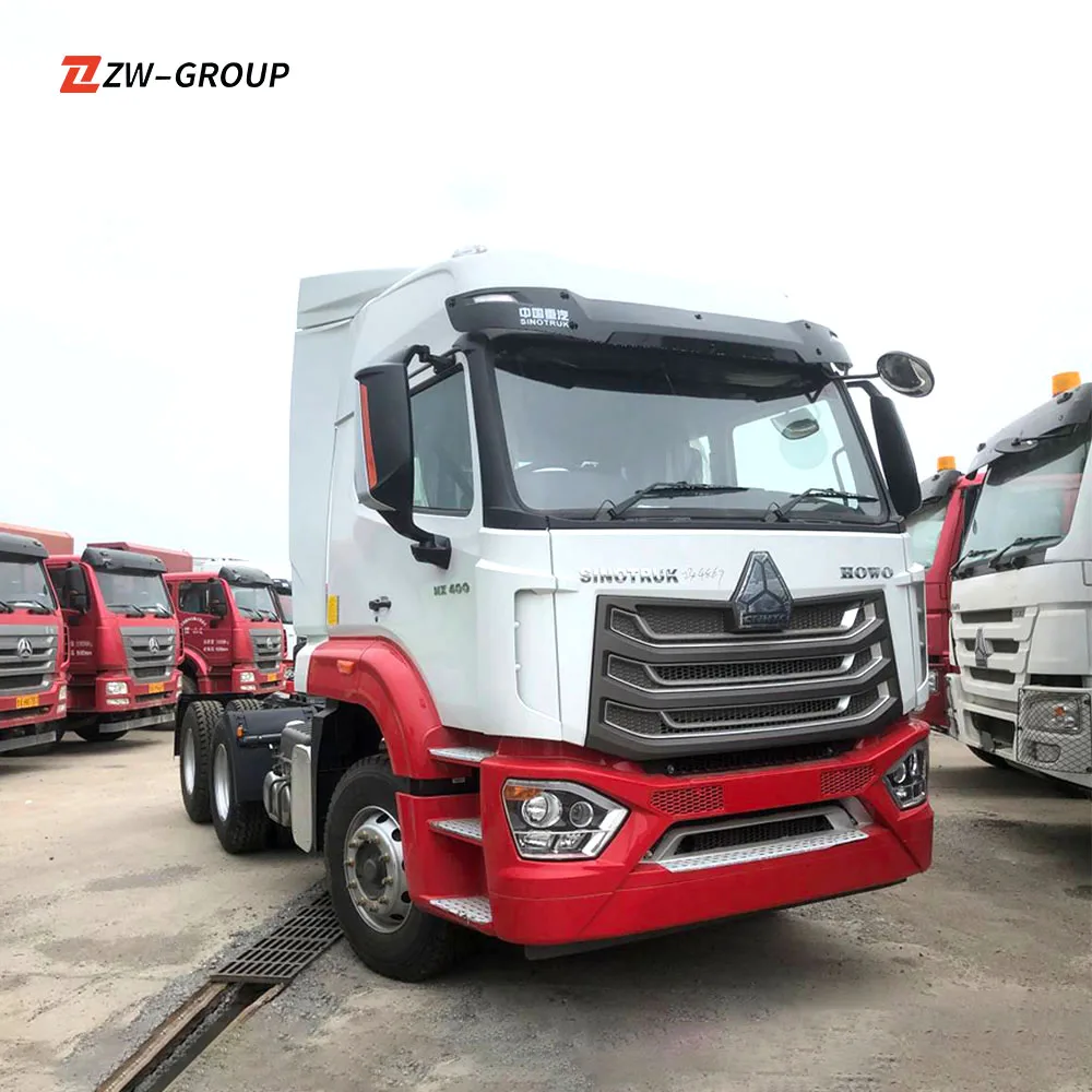 new Tractor Truck Sinotruk Howo A7 T7 CNG 420 HP 6x4 Truck Trailer Head price