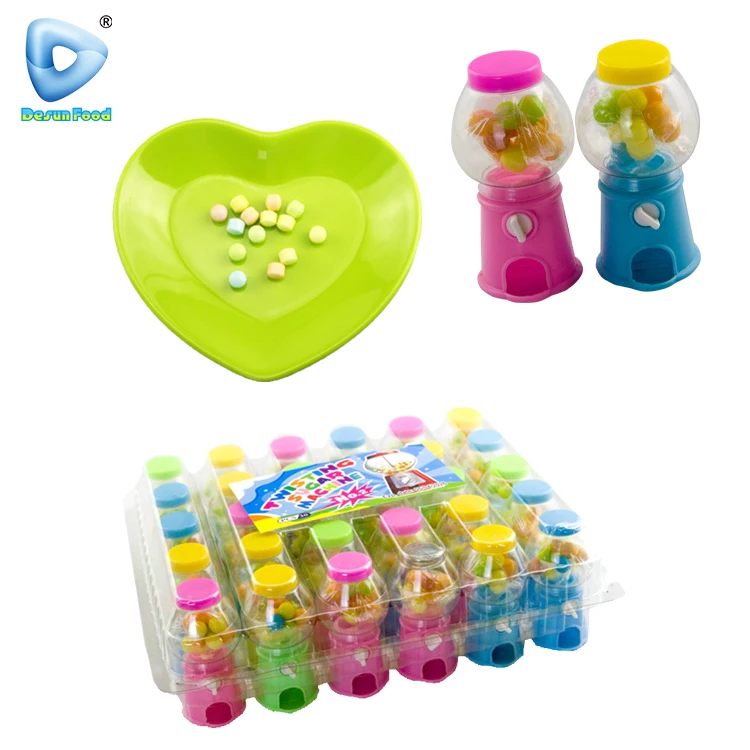 Оптовая продажа красочный Фруктовый Ароматизированный мини-дозатор для конфет Игрушечная машина жесткие конфеты