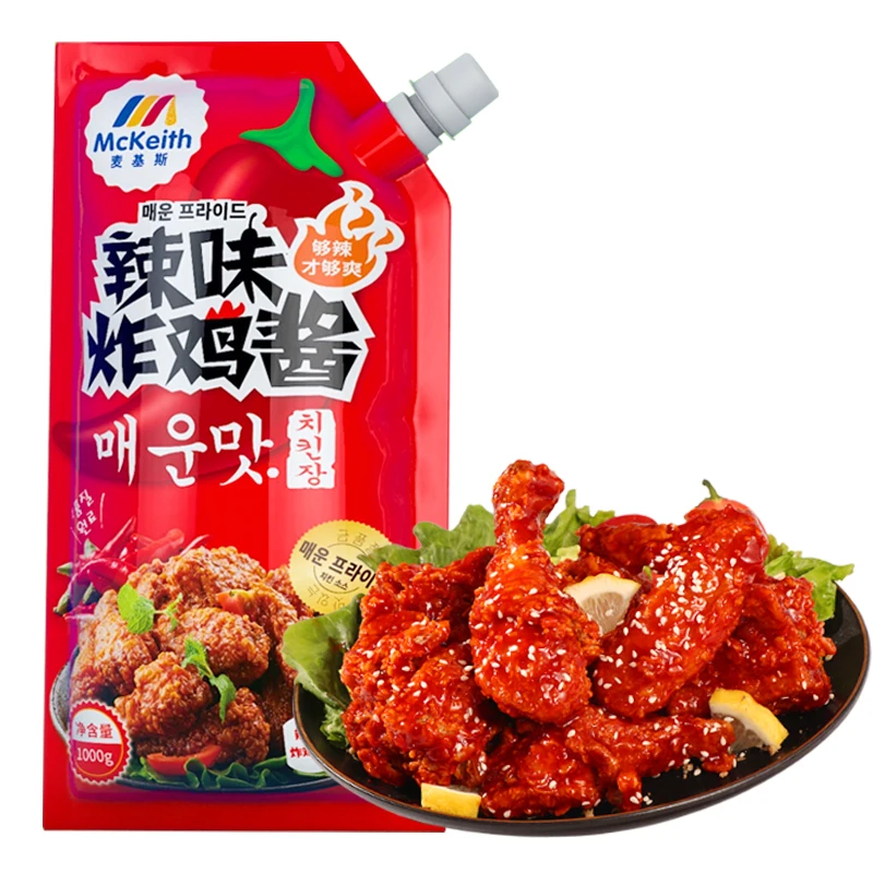 
Wholesale OEM 1kg garlic soy sauce fried chicken sauce factory price high quality 