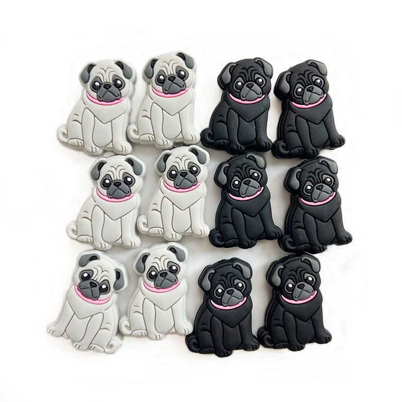 New Food Grade Nursing Cartoon DIY Pacifier Chain Necklace Jewelry Accessories dog Silicone Focal Bead