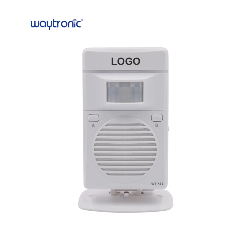 Indoor Mini Wireless PIR Infrared Human Body Sencer Voice Playback Sensor Shopping Mall Store Entrance And Exit Voice Player
