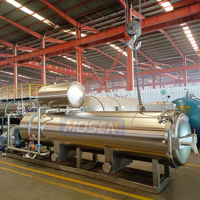 canned food/glass jars/ retort pouch food sterilizer autoclave