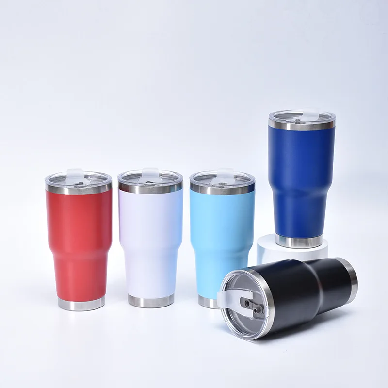 30oz Stainless Steel Tumbler, Double Wall Vacuum Insulated Travel Mug Tumbler, Durable Insulated Coffee Mug