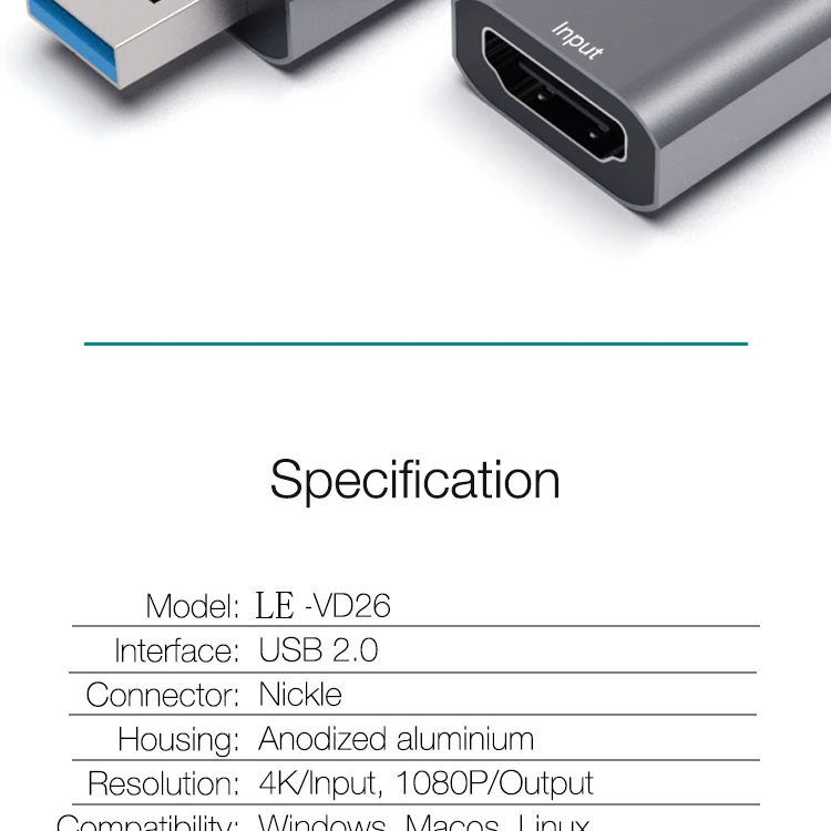 Карта видеорегистратора USB 2 0 для живой трансляции