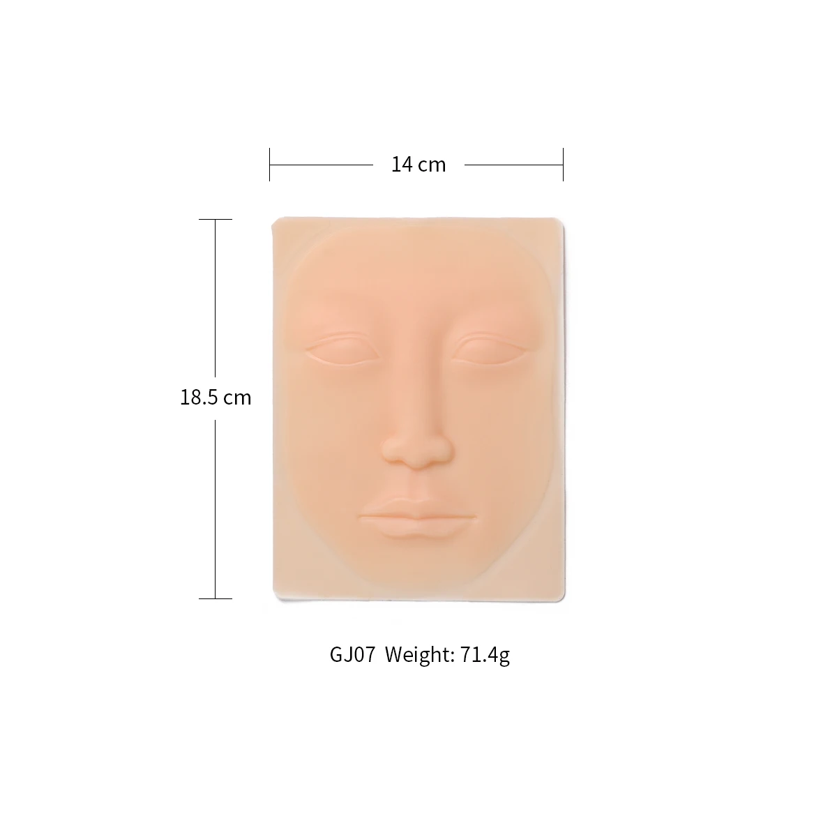 Custom LOGO Silicon Eyebrow Tattoo Microblading Practice Skins Latex Pmu Permanent Makeup Supplied Pad For 3D Ombre Shading Brow