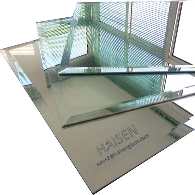 Customized bevel clear float glass mirror beveled glass pieces