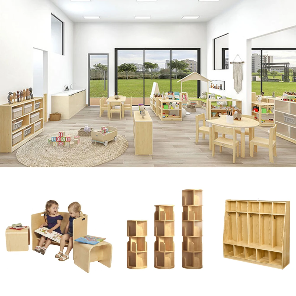 LM KIDS Custom Wholesale set of 3 Nursery wooden shelves for wall White wood wall shelf