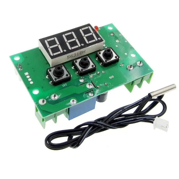 W1301 Temperature Controller Control Switch 12V Thermostat Relay Sensor -50-110C