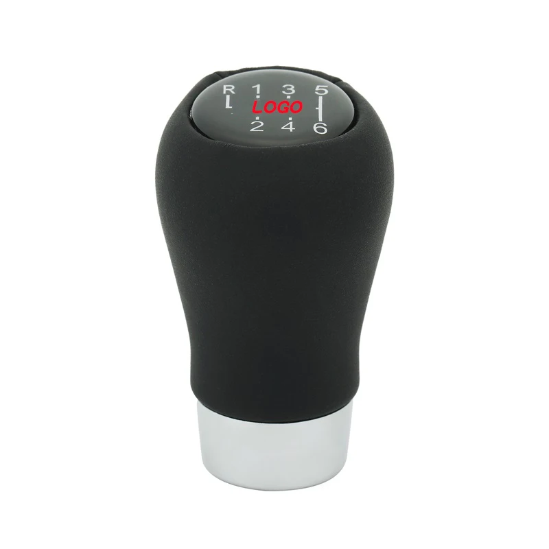 For BMW Universal Leather Car Gear Shift Knob with Customized Logo and Ergonomic LED Light BR