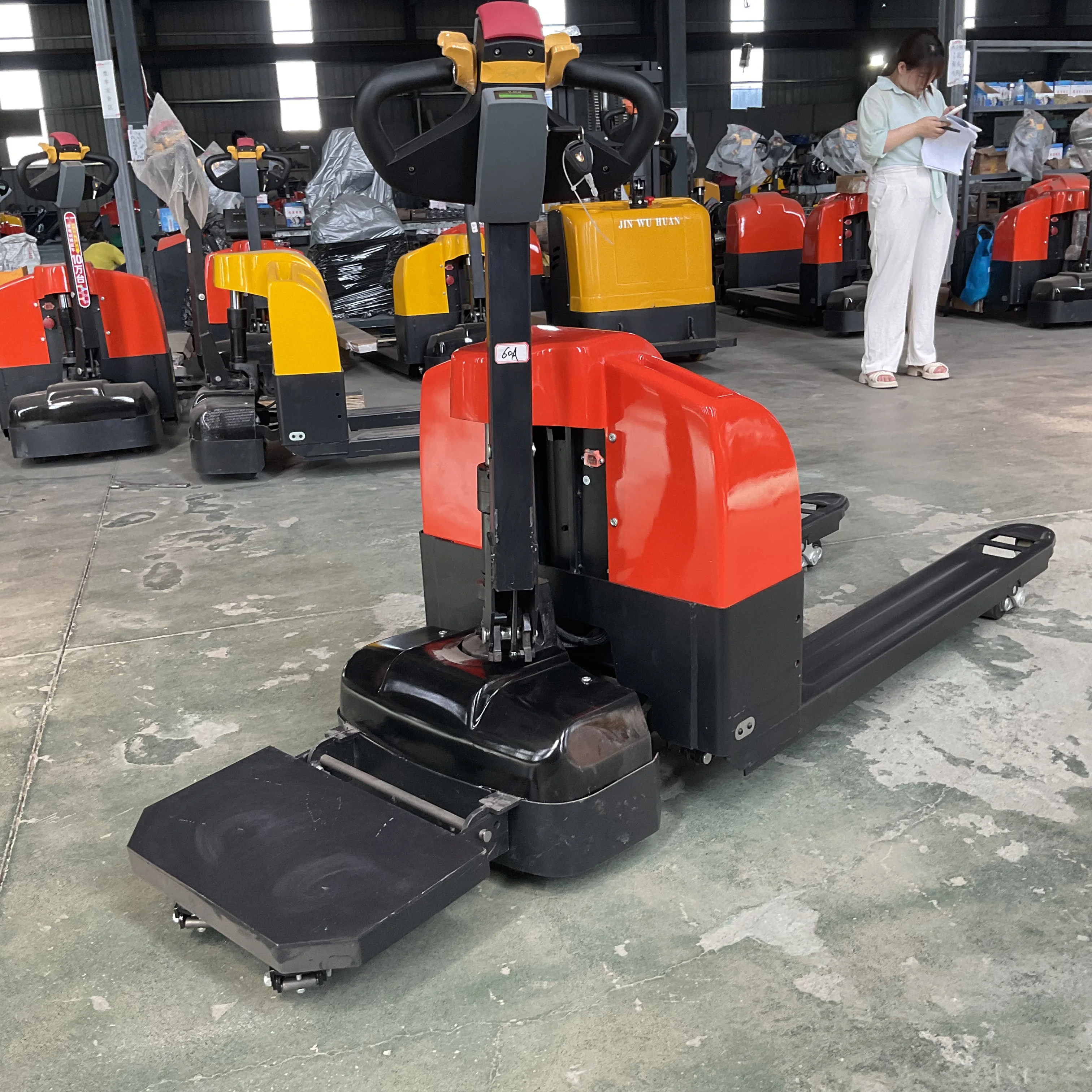 China Supplier Sales EP 3 Ton Small Electric Trucks Forklift Mini Hand Push Portable Manual