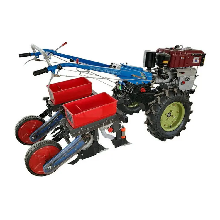 Hand corn seed machine planter two row maize seeder manual maize seed planter