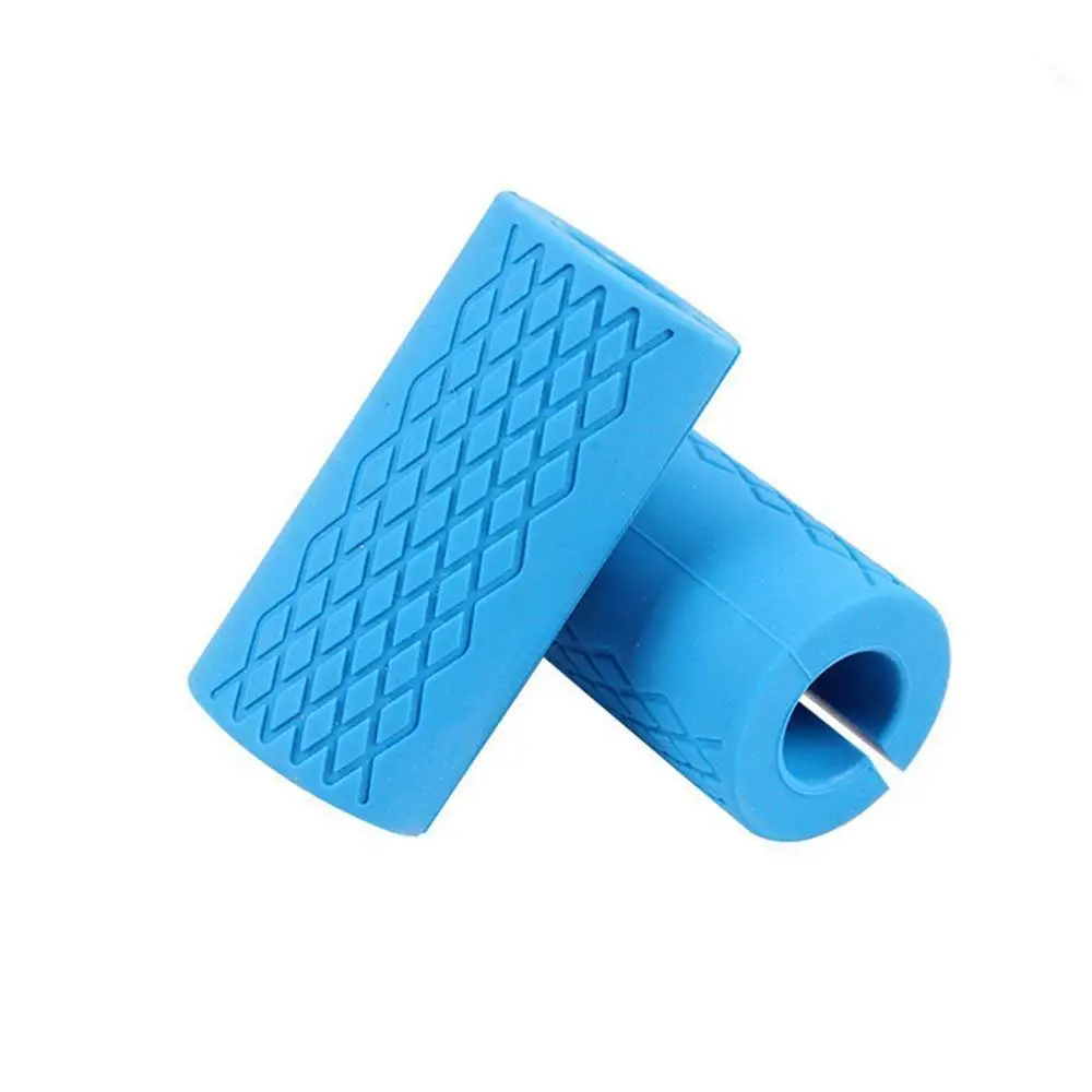 Muscle Builder Bodybuilding Weightlifting Silicone Bar Grips