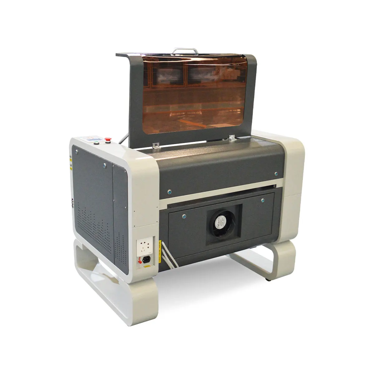 6040 Laser for Wood Rubber Crystal-for Retail and Hotels Supports AI BMP PLT-Engine & Gear Core Components