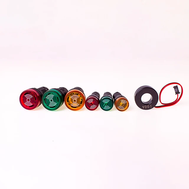 2021 Wholesale Multiple Colour Round Plastic Function Alarm