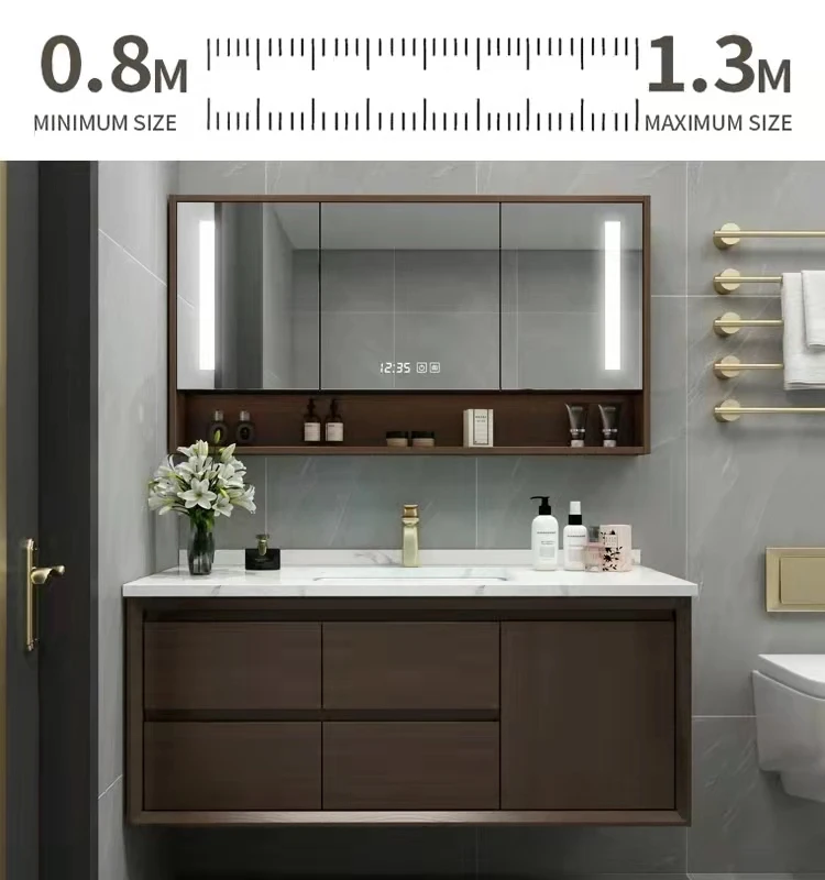 AIM bathroom cabinet  vanity dresser combination one washbasin washbasin toilet washbasin customization