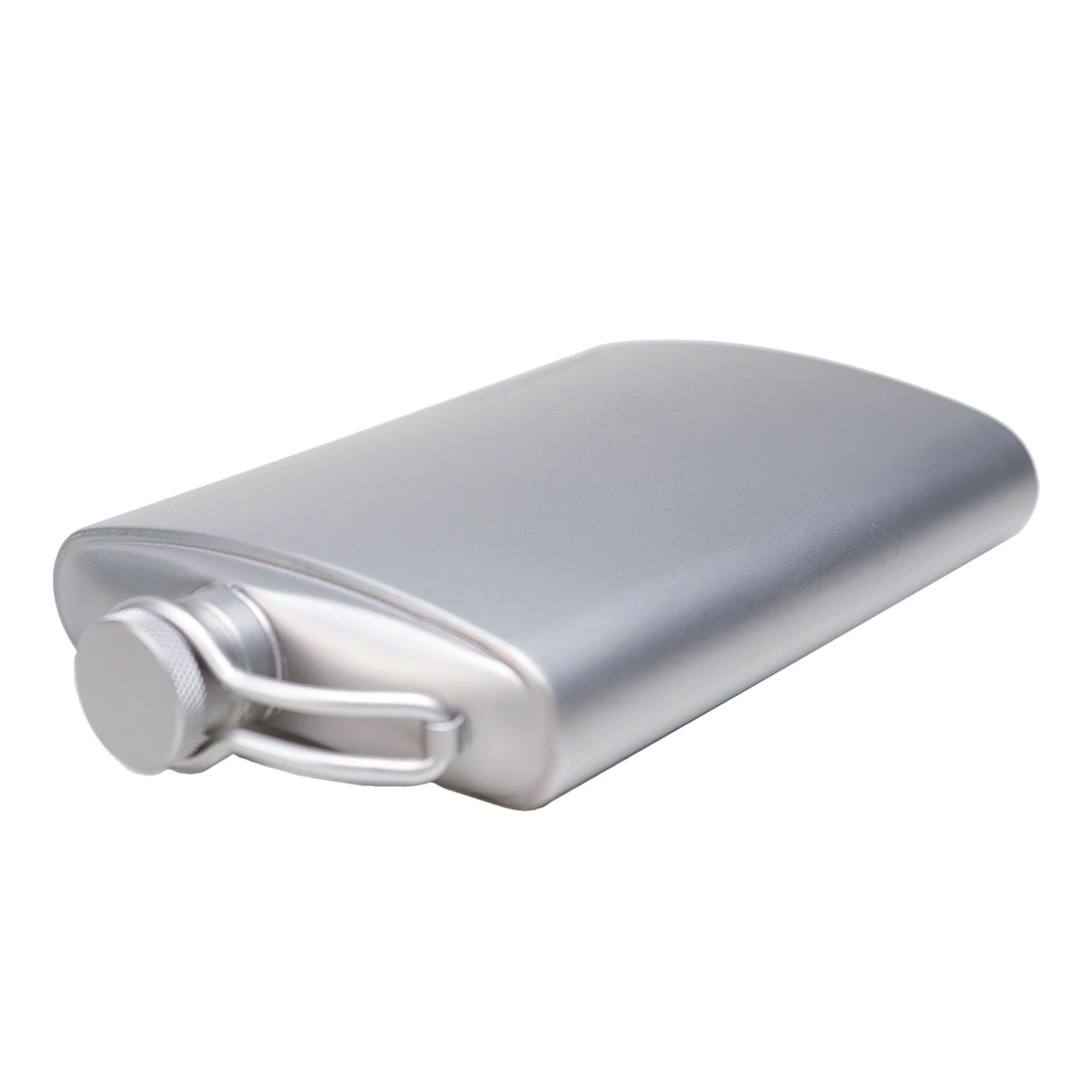 
Titanium flask 200ml with screw Cap Clip hip wine pot 