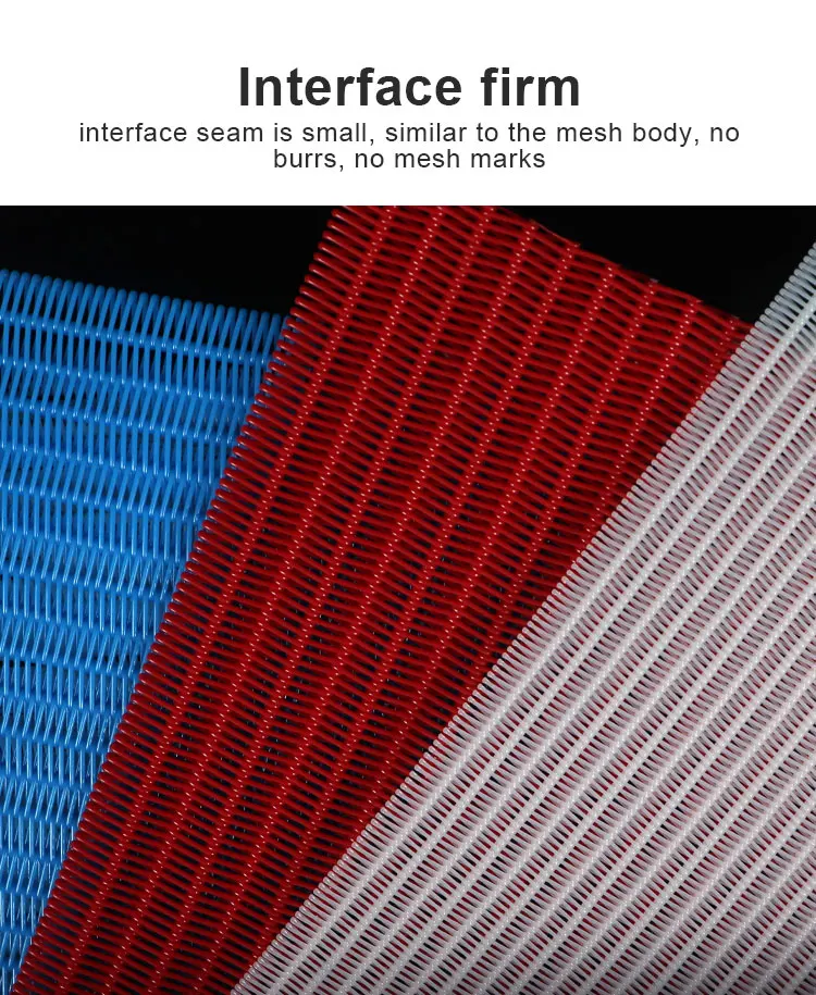 Factory polyester spiral linear wire screen conveyor yarn conveyors pet woven mesh belt 