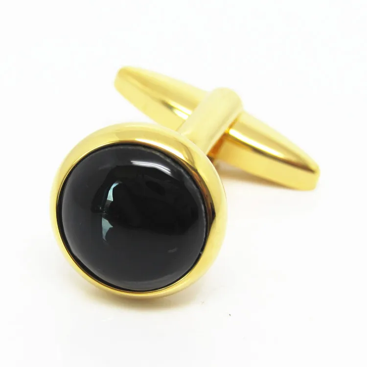 High quality brass groomsmen gold luxury cufflinks men