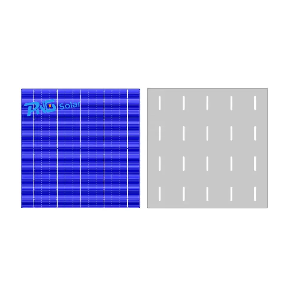 PNG Solar Cell  Factory wholesale 5BB PERC Polycrystalline Silicon 158.75mm High Efficiency up to 22.6%with 25years warranty