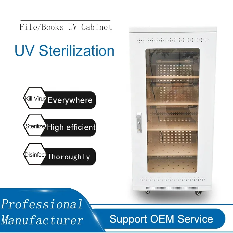 
File Sterilizer Banknote Document Disinfection Cabinet Sterilizing Box Storage Cabinet UV Sterilizer 