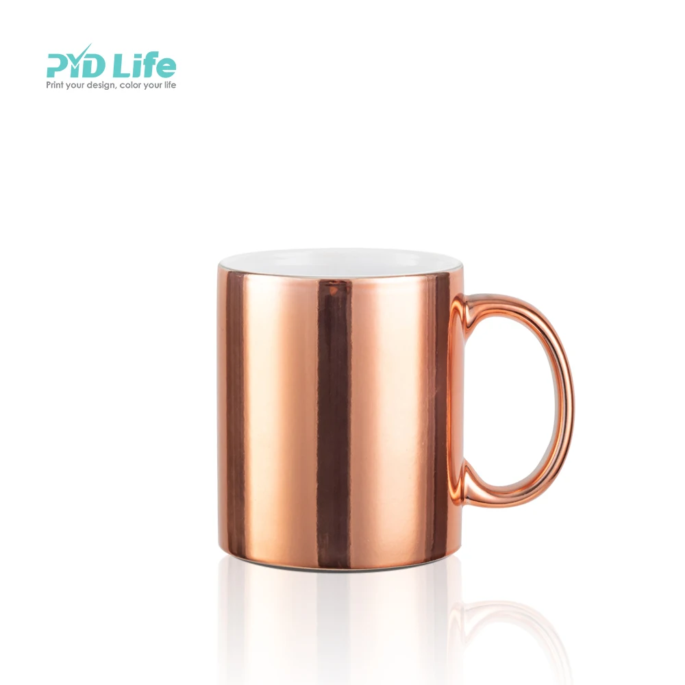 PYD Life 11 oz Custom Printing Drinking Directly Wholesale Creative Travel Plate Ceramic Mugs