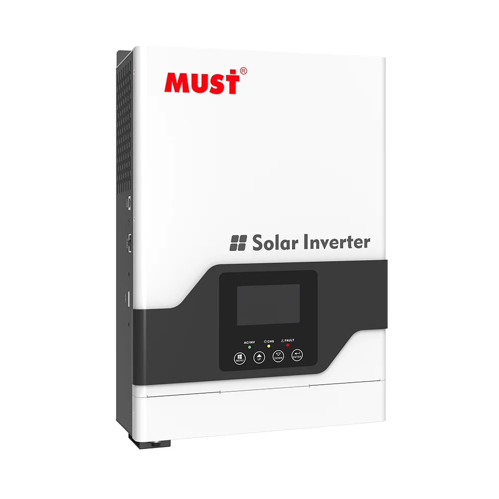 Must PV1800 VPK 48V 5KW mppt solar lights indoor gasoline generators system hybrid solar grid tie inverter