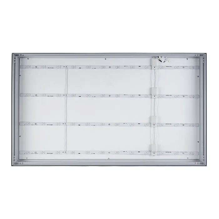 Fashion Wall Mount Slim Allumuim Textile Led Frameless Sign Light Box