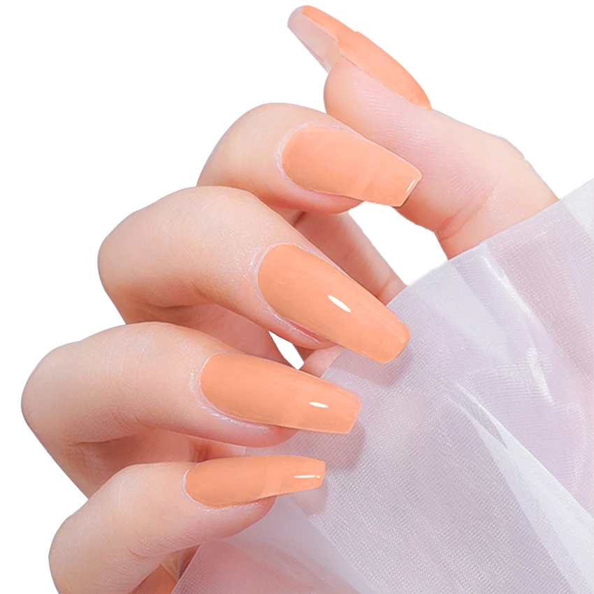 1kg Private Label OEM/ODM jelly liquid uv gel nail polish No Heat No Burn Hard Gel extension nail extension with UV lamp