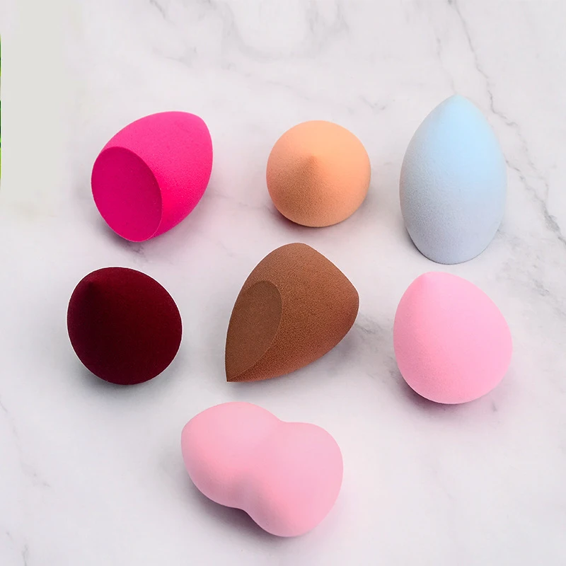 Cheapest Wet And Dry Soft Gourd Water Drop Type Mini Beauty Sponge Puff Beauty Makeup Egg Makeup Sponge