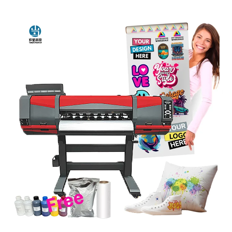 XP600 i3200 print head 60cm DTF printer automatic digital tshirt printing machine dtf printer for clothes