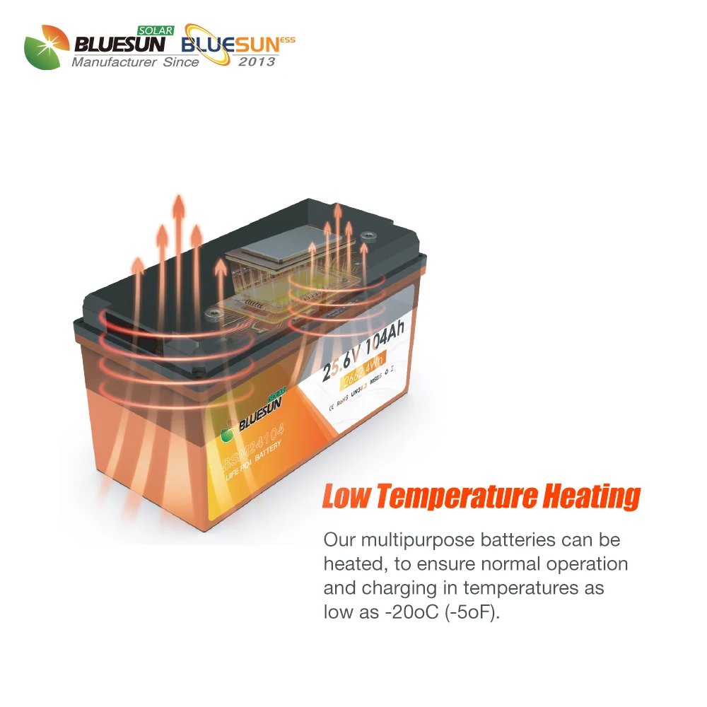 Bluesun Lithium Iron Phosphate Battery 12.8V 12V Lithium Batterylithium Battery 12V 280Ah