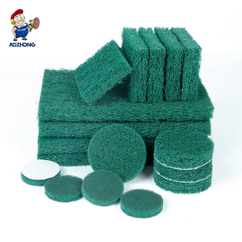 3M Quality kitchen scouring pads  green cleaning sponges suitable for oil  grease contamination