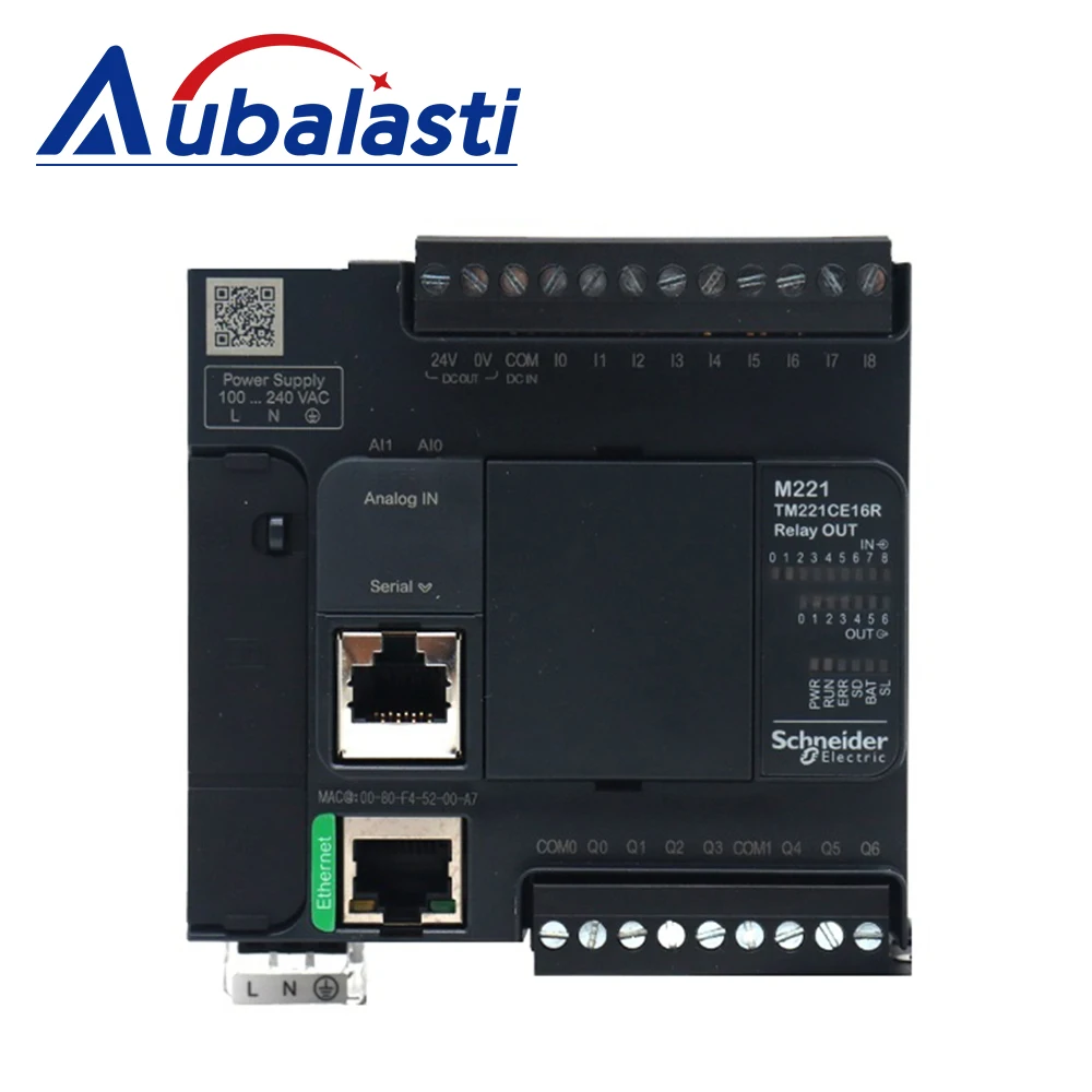 Schneider контроллер M221 16 IO реле Ethernet 24 IO реле Ethernet TM221CE16R TM221CE24R