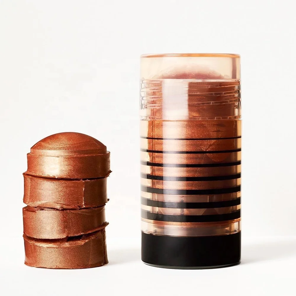 OEM Multi-use Shimmer Make Up Highlight Stick 24h Waterproof Best Vegan Cruelty Free Face Body Cream Highlighter Private Label